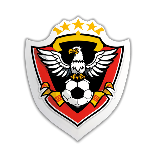 Benfica Amblemi ve Futbol Grafiği Stickerı