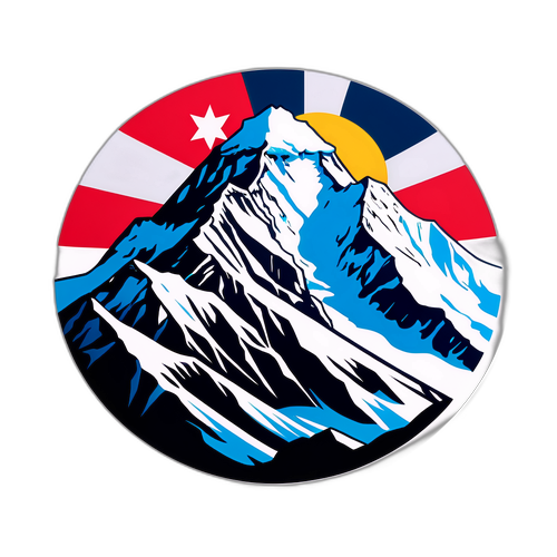 Sticker ya Mlima Everest