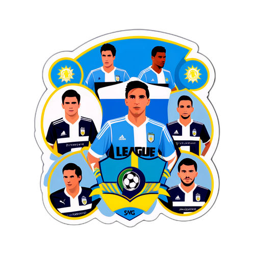 Sticker Informativo de la Liga Argentina