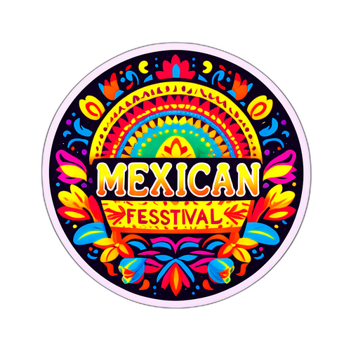 Vibrantes mexikanisches Festivaldesign