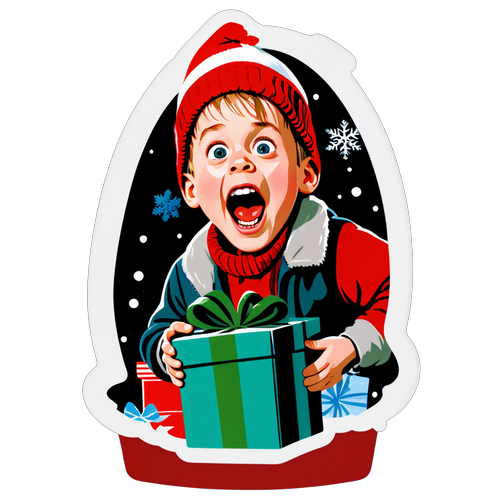 Home Alone Holiday Cheer Sticker