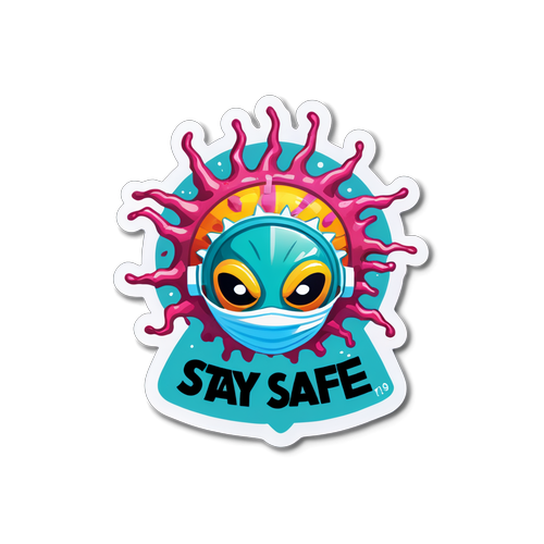 Sticker para sa Kamalayan sa COVID-19