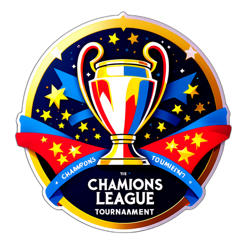 UEFA Bajnokok Ligája logója modern stílusban