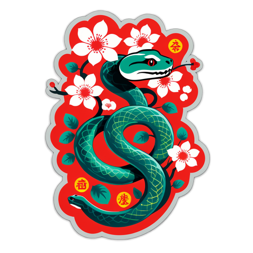 Year of the Snake Celebration Sticker