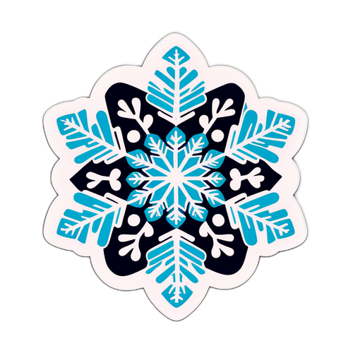 एक अद्भुत हिमपात डिज़ाइन