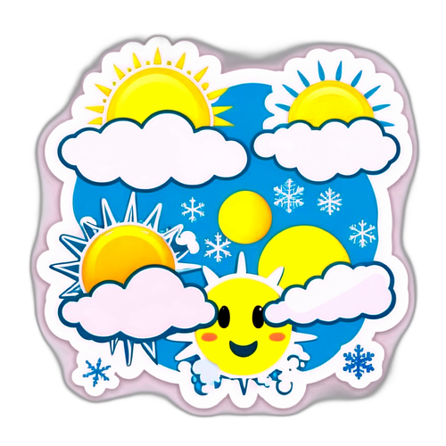 Sticker Tematik Cuaca