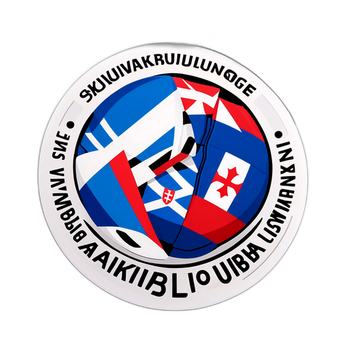 Sticker nghệ thuật Slovakia đấu Luxembourg