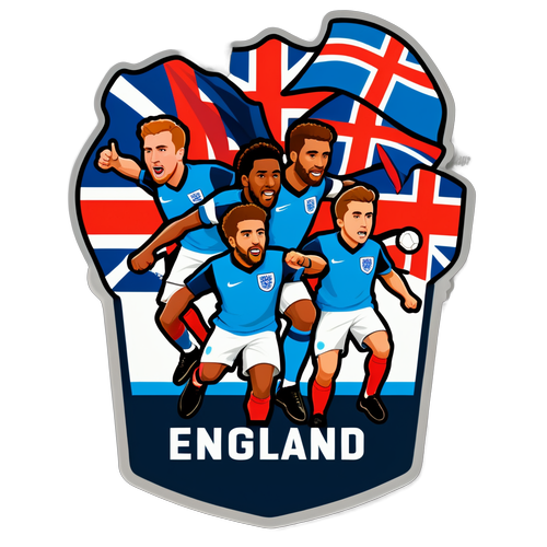 Tenaga Penuh Aksi: Pasukan Bola Sepak England Bersedia Menang Dengan Bendera Berkibar!