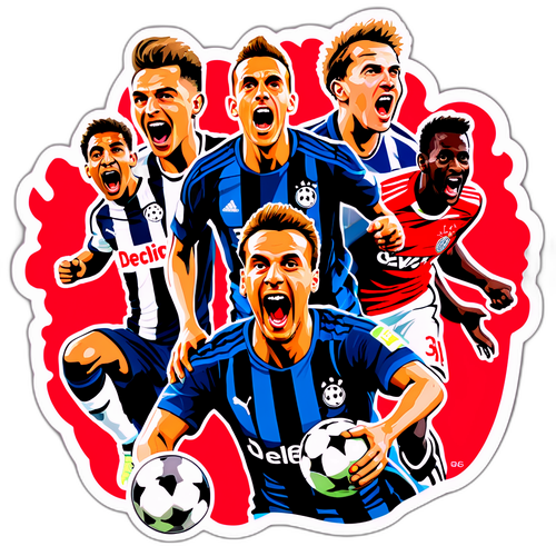 經典德甲瞬間貼紙