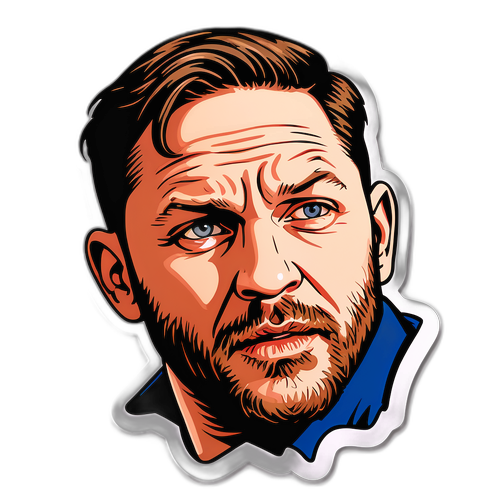 Tom Hardy İkonik Rolde Sticker
