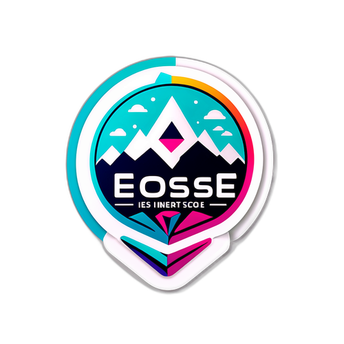 โลโก้ EOSE ในสไตล์กราฟิกสมัยใหม่และน่าสนใจ