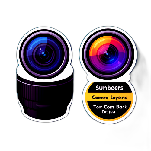 Sticker so sánh giữa hai loại ống kính máy ảnh