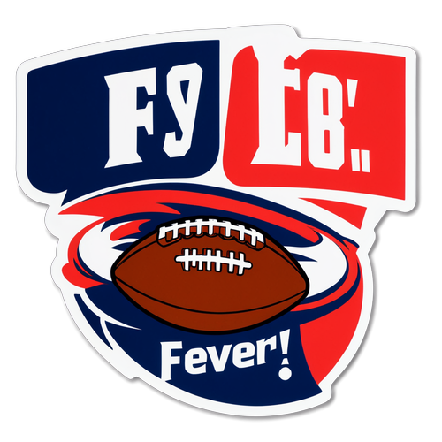 Playoff Fever Football Sticker