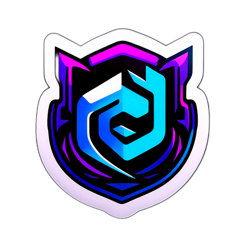 Logo stylisé d'Epic Games avec un fond dynamique