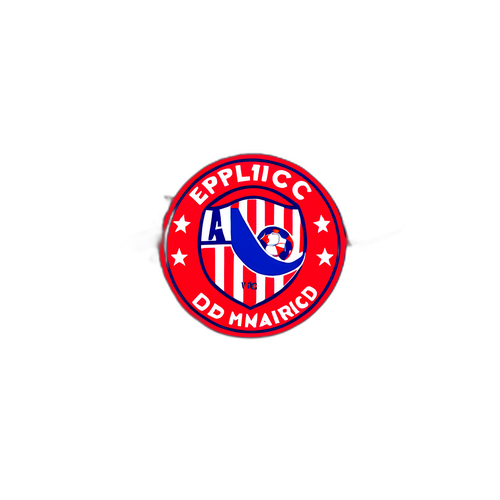 Sticker van een indrukwekkend doelpunt in de wedstrijd Atlético Madrid tegen Espanyol met een explosie van confetti