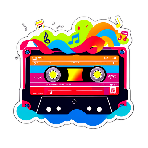 Groovy Retro Cassette Tape