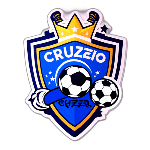 Energetic Cruzeiro Crest Sticker