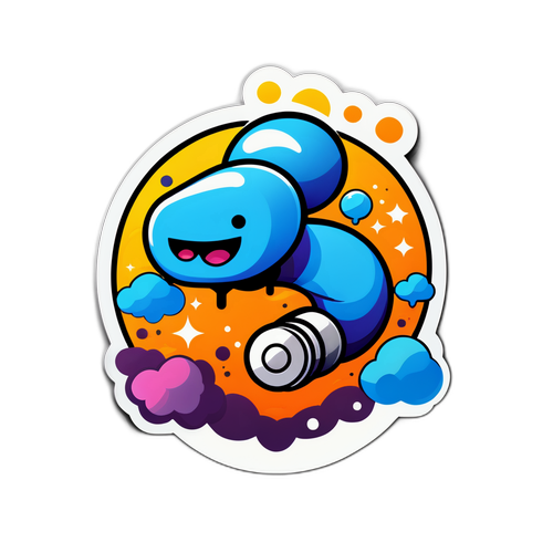 재미있는 스팀 게임 아이콘 스티커 디자인