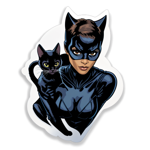 Halle Berry'n Uusi Ultra-Vahva Catwoman - Taide, Jossa Musta Kissa Erottuu!