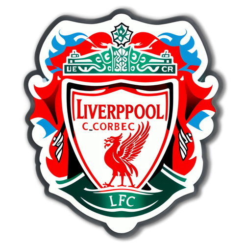 Energetisk Liverpool FC klistremerke