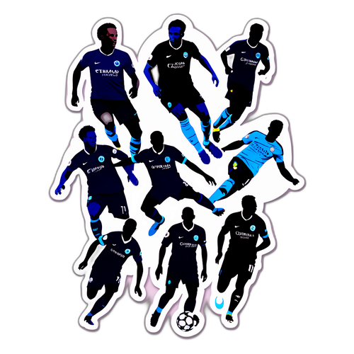 Silhouette za Wachezaji Maarufu wa EPL