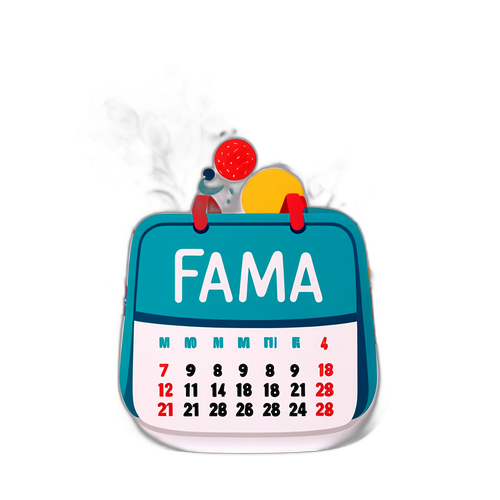 Calendário Estilizado para Bolsa Família