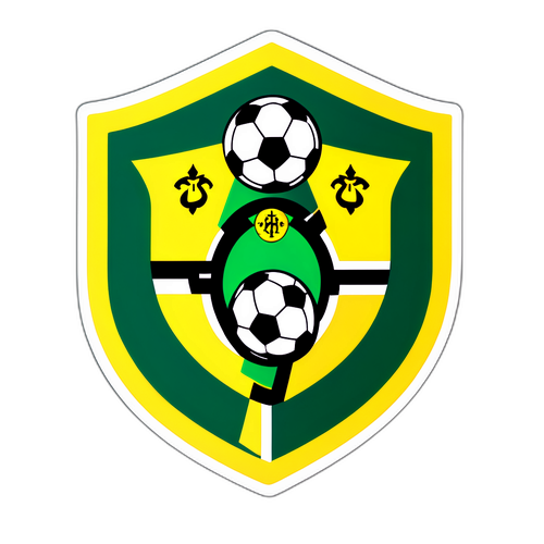Escudo de Corinthians con Balón de Fútbol