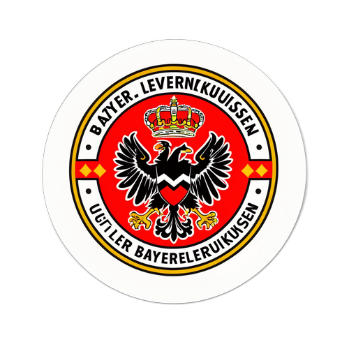 สติกเกอร์ที่แสดงการสนับสนุนทีมบาเยิร์น เลเวอคูเซน