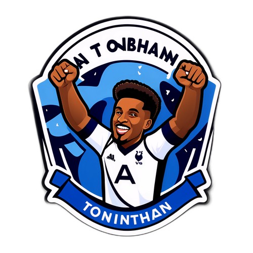 Tottenham-tema klistremerke med fan-sanger
