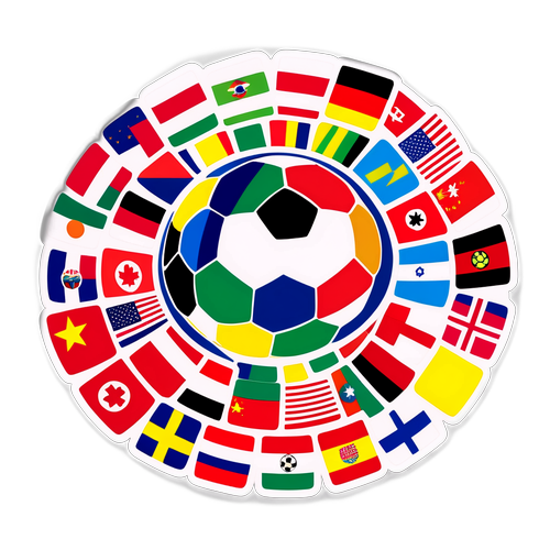 Globális Foci Sticker
