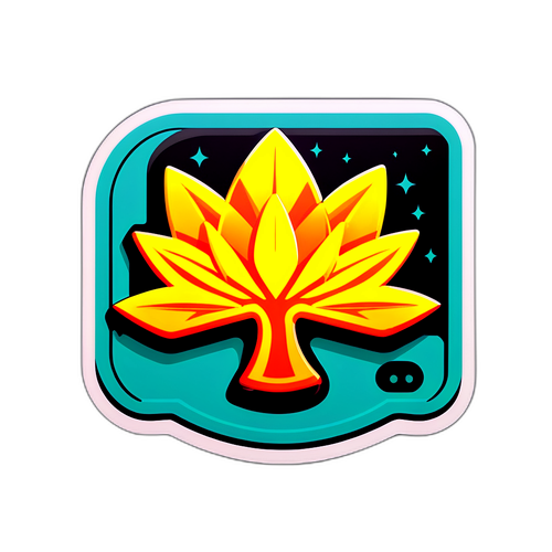 Σχέδιο Στικέρ Λουλουδιού