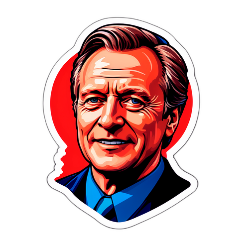 Sticker som hedrar Gunnar Strömmer