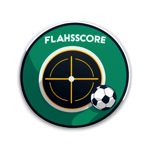 Σχέδιο αυτοκόλλητου με το λογότυπο Flashscore