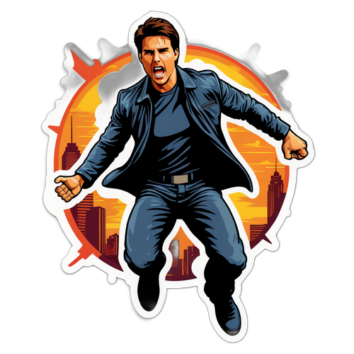 टॉम क्रूज एक्शन स्टिकर