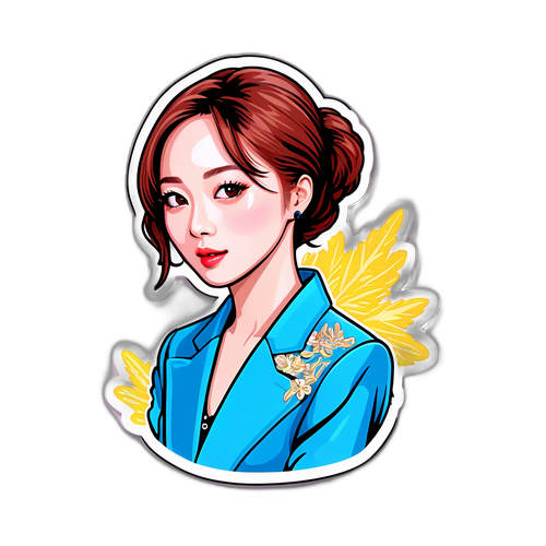 고준희의 매력을 담은 스티커