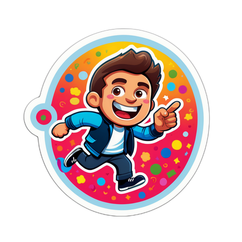 Kreativní samolepka s Martinem Donutilem