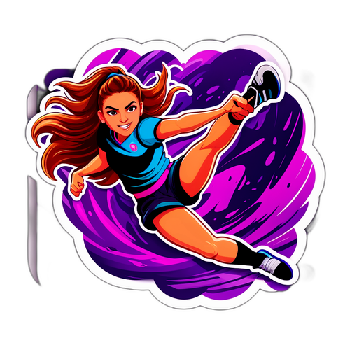 Simona Mohamsson i full aktion