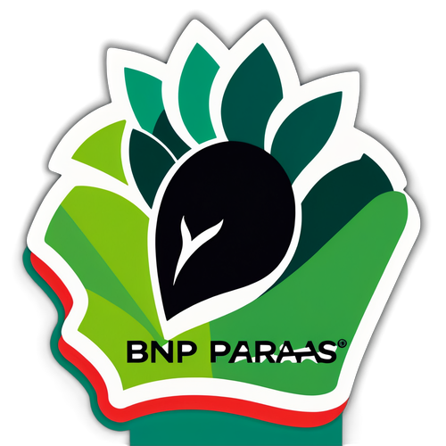 Stylowy projekt logo BNP Paribas z nowoczesnymi akcentami graficznymi