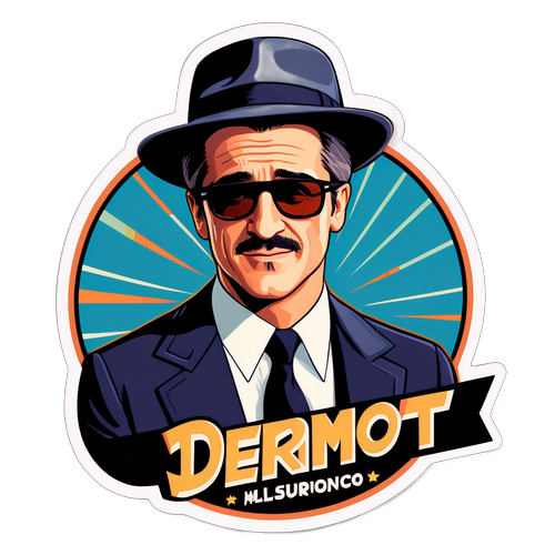Retro plakat design af Dermot Mulroney