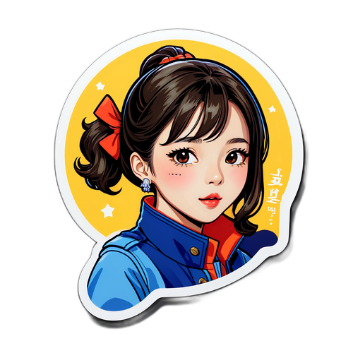 이선빈 매력을 담은 귀엽고 스타일리시한 스티커