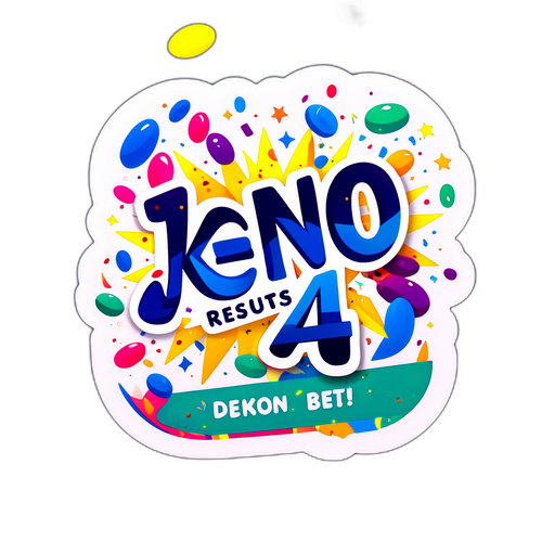 Autocollant humoristique des résultats Keno