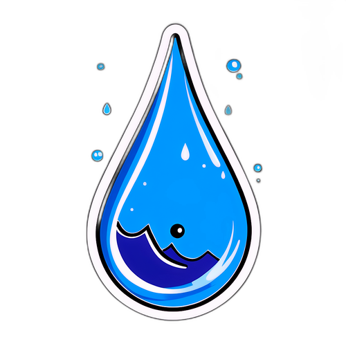 Ein Tropfen Wasser in Form des Umrisses von El Salvador