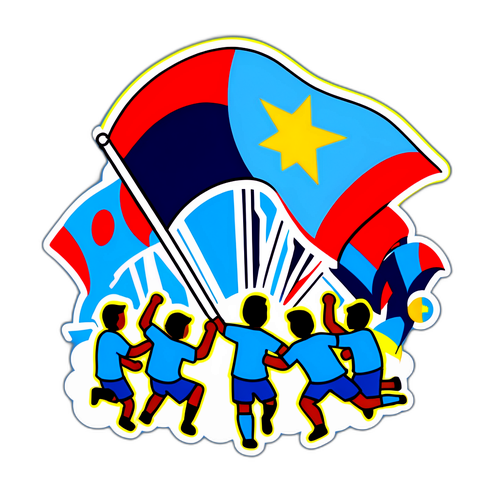 A Lazio-Genoa mérkőzés szellemében készült matrica