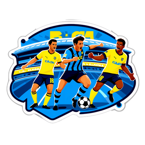 Sticker de la Rivalidad: Boca vs Racing