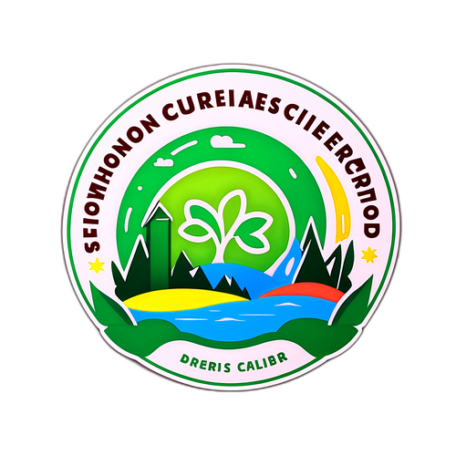 环保保护主题贴纸