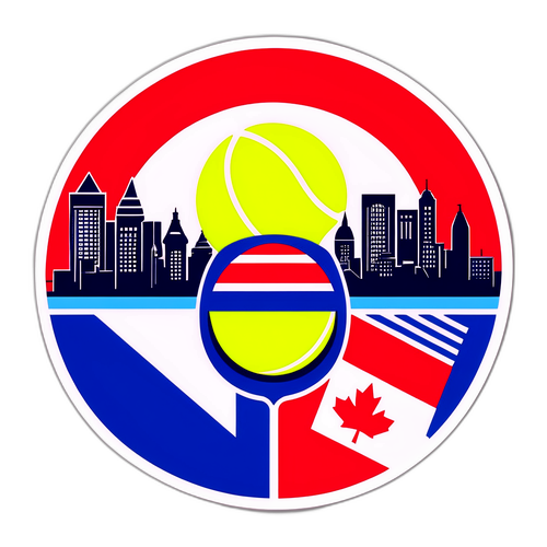 Minimalist Tennis Bold Sticker