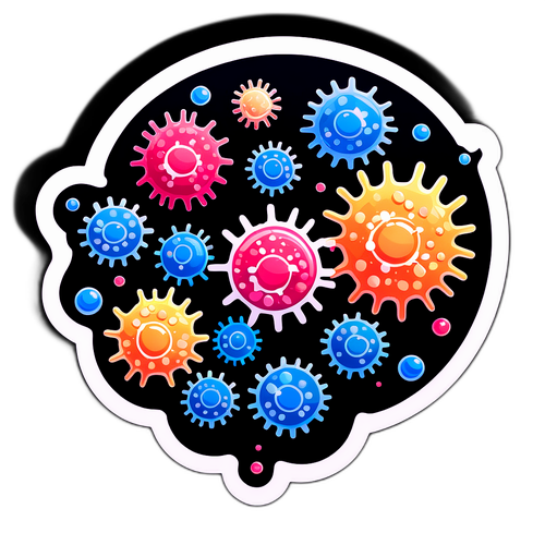 RSV-Virus Kunstkonzept