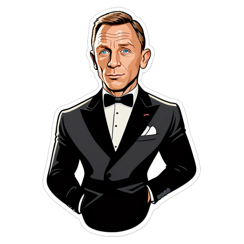 Isang Cartoon na Kinover ni Daniel Craig Bilang Suave na Secret Agent na Tiyak na Makakabighani!