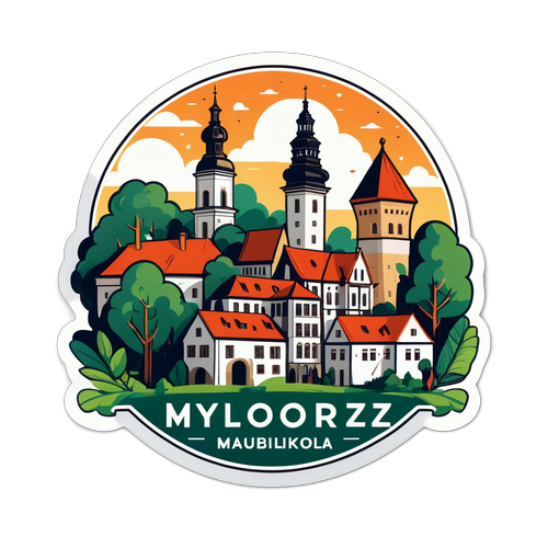 Malowniczy widok Myśliborza