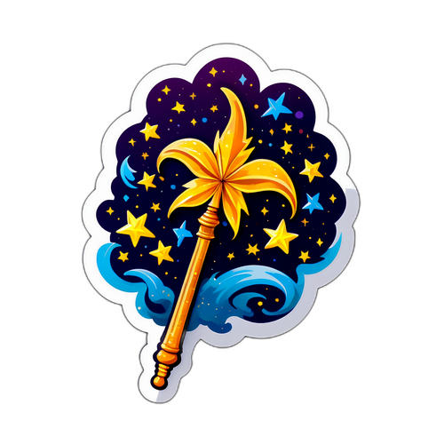 Sticker Mystérieux Inspiré par Harry Potter